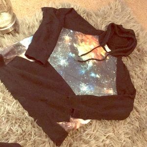 Long sleeve Galaxy hoodie shirt